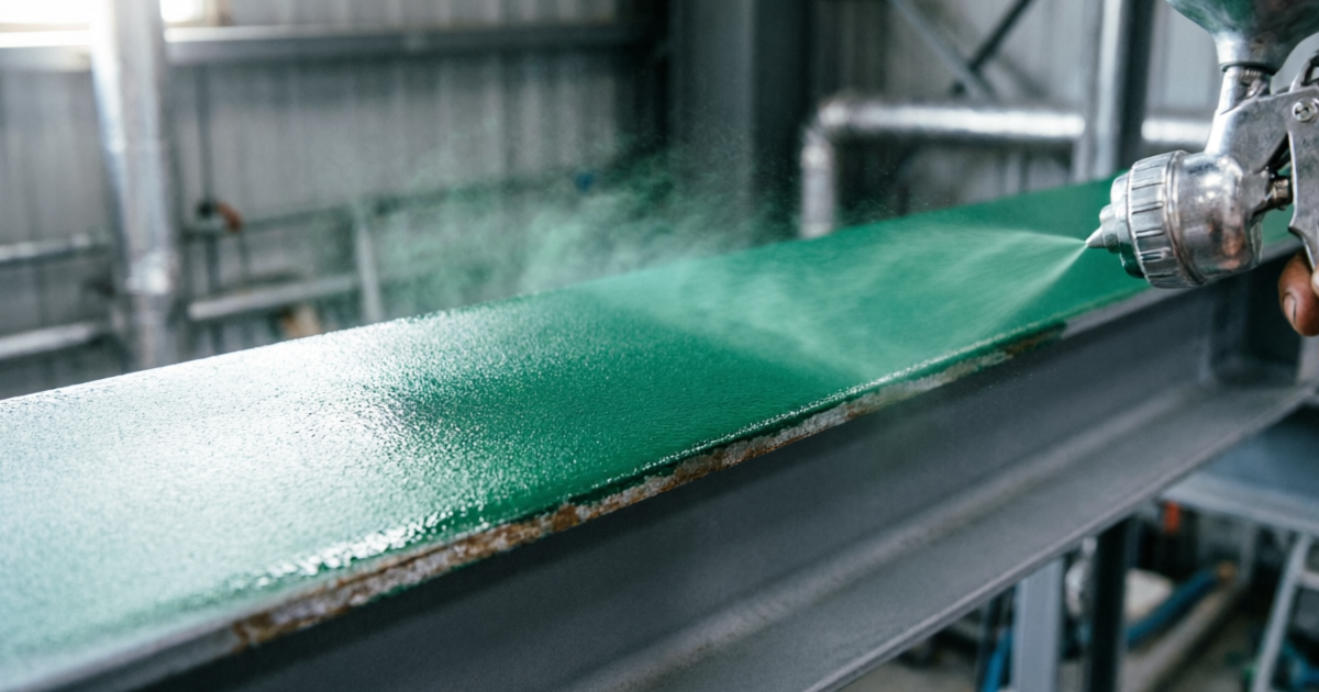 Protective Coatings Industrial protective coating with chromium oxide green pigment